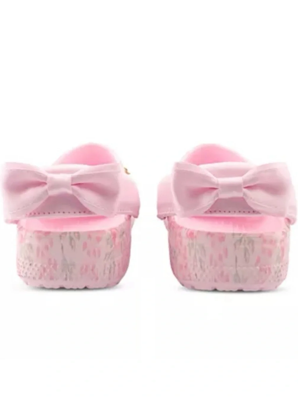 Junior Crocs x LoveShackFancy - pink milk